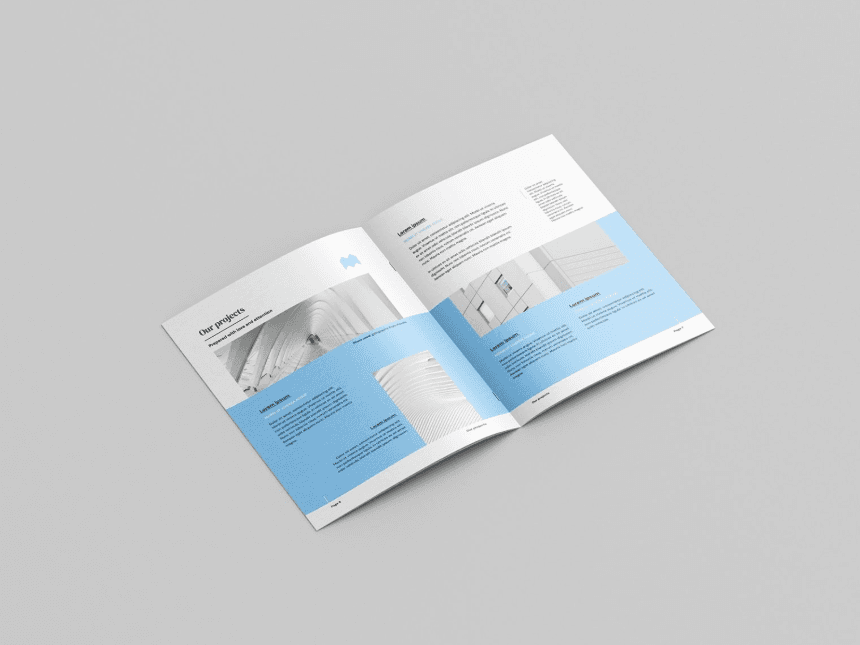 Saddle-stitched booklets