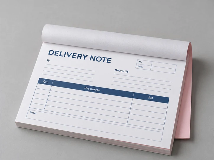 A5 delivery note books
