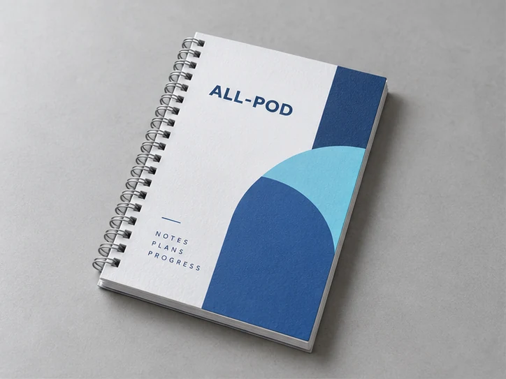 A5 spiral notebooks