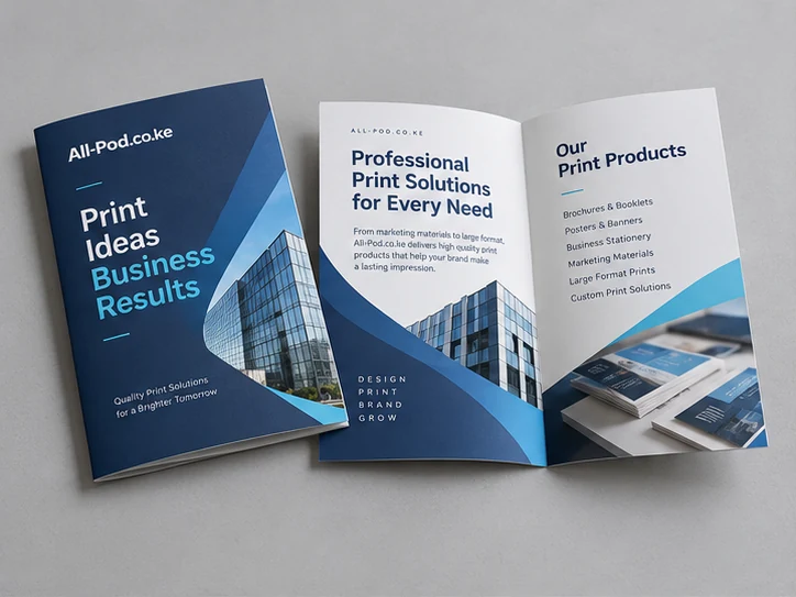 Bi-fold brochures