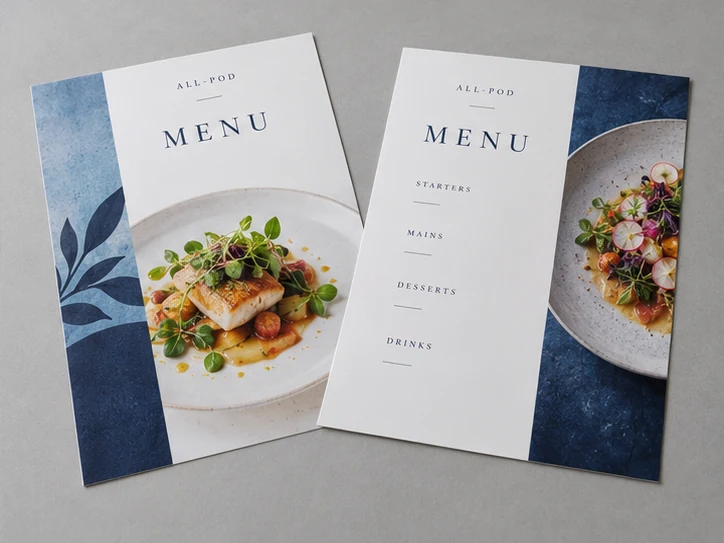 Restaurant menus